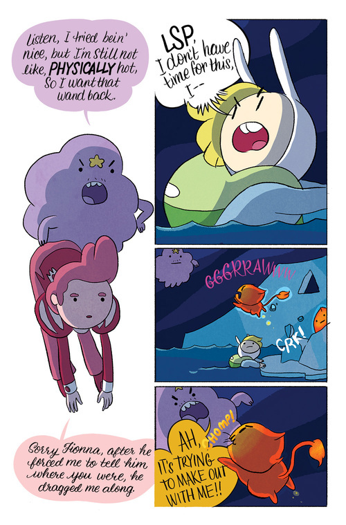 Adventure Time fionna and cake lettering miniseries BOOM! Studios comics comic lettering