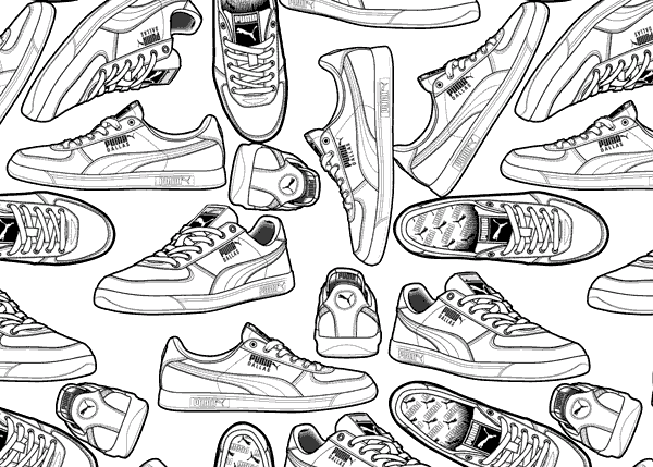 Premium Vector  Outline cool sneakers shoes sneaker outline drawing vector  sneakers drawn in a sketch style