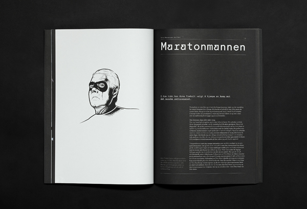 book design Layout magazine Torgeir Hjetland work in progress typographic The Thief Red Cross Magne furuholmen