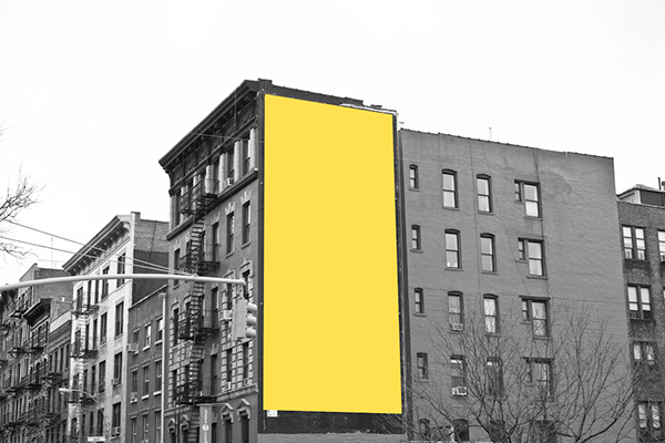 New York nyc Manhattan ad color black and white geometric minimal pantone city contemporary capitalism society Street
