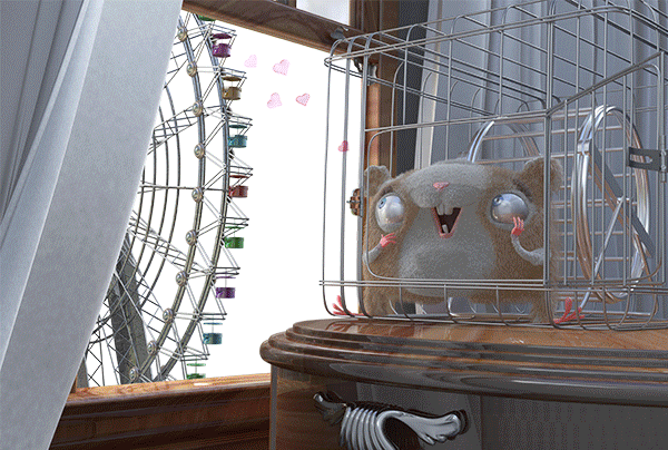 hamster wheel wallpaper Collaboration Love Exhibition  inspire desktopography
