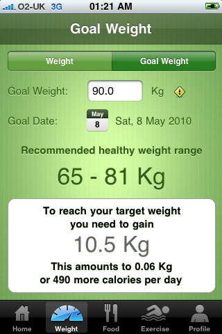 Adobe Portfolio iphone Health Weight loss application