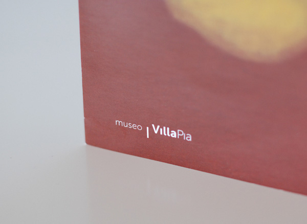 museum MUSEO VILLA PIA exhibition catalog . posters logo Exhibition 