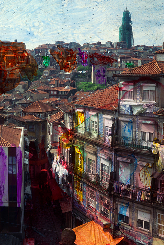 porto Portugal slides Hand Painted