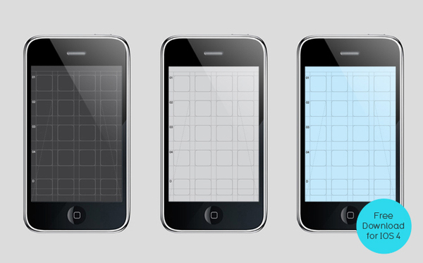 iphone grid apps background free download Effektive iOS4 wallpaper home screen Greig anderson