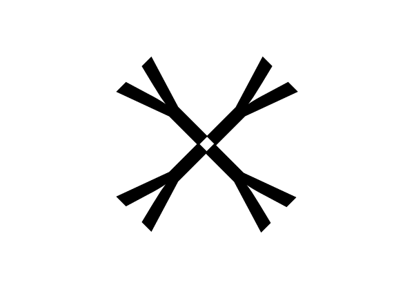 design symbols type negative space