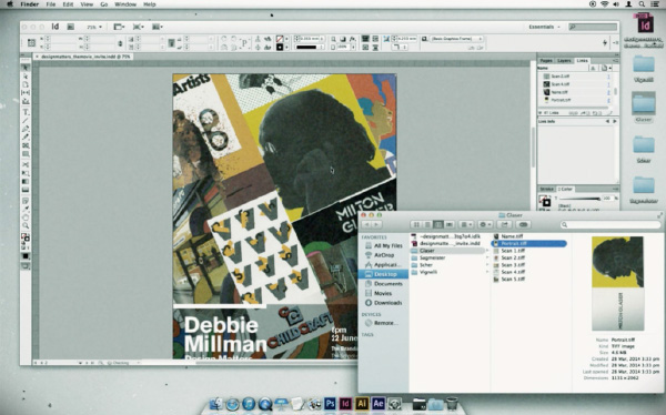 design book InDesign process Documentary  title sequence motion screen capture after effects debbie millman