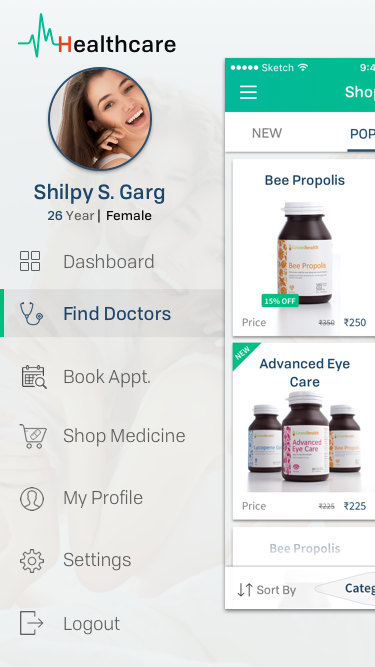 Practo healthcare medicine Chat find doctor Appointment Clinics doctor app healthcare app