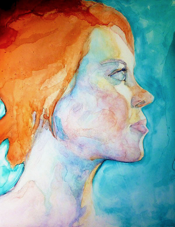 clayboard watercolor portrait paint luminous