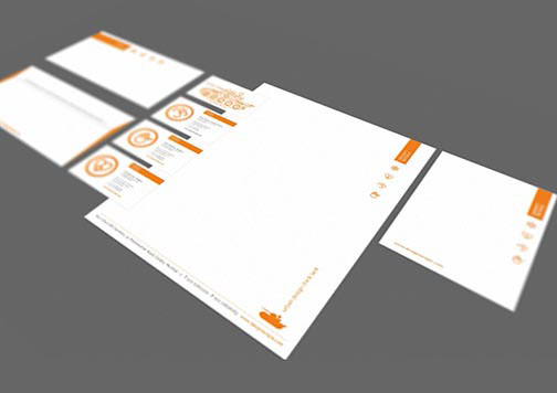 brand identity visitng cards Tank design temple cool illustrated cards Logotype