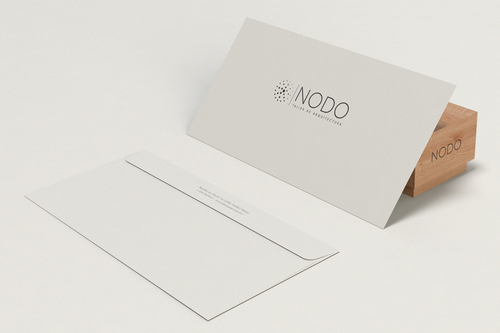 logo architect studio Identity Design nodo clean