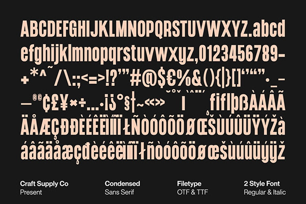 Godger – Condensed Sans Serif