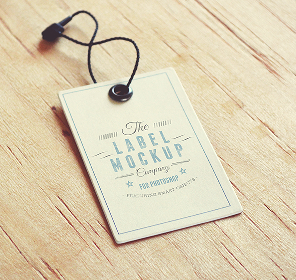 labels tags insignia Mockup clothes brand price tag