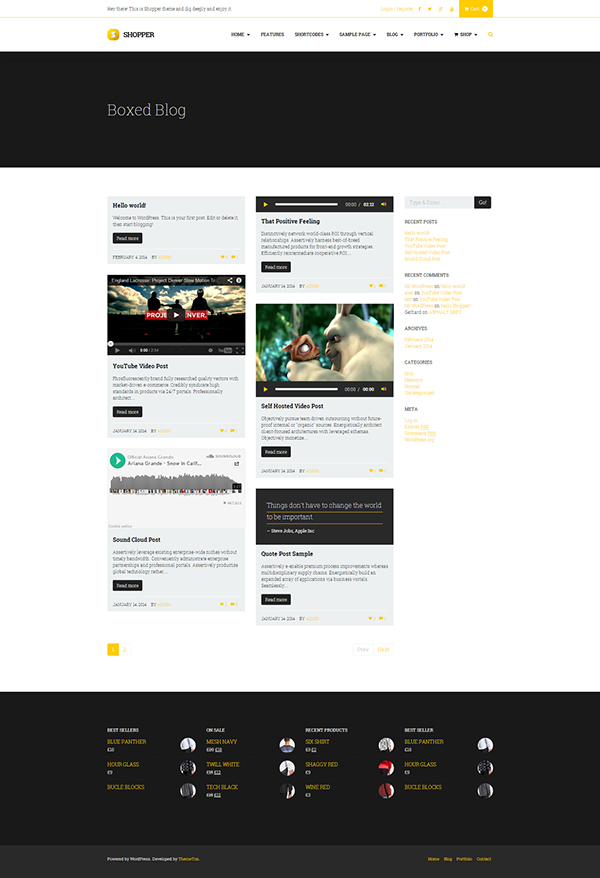 Website Webdesign business corporate flat Responsive parallax Woocommerce wordpress theme