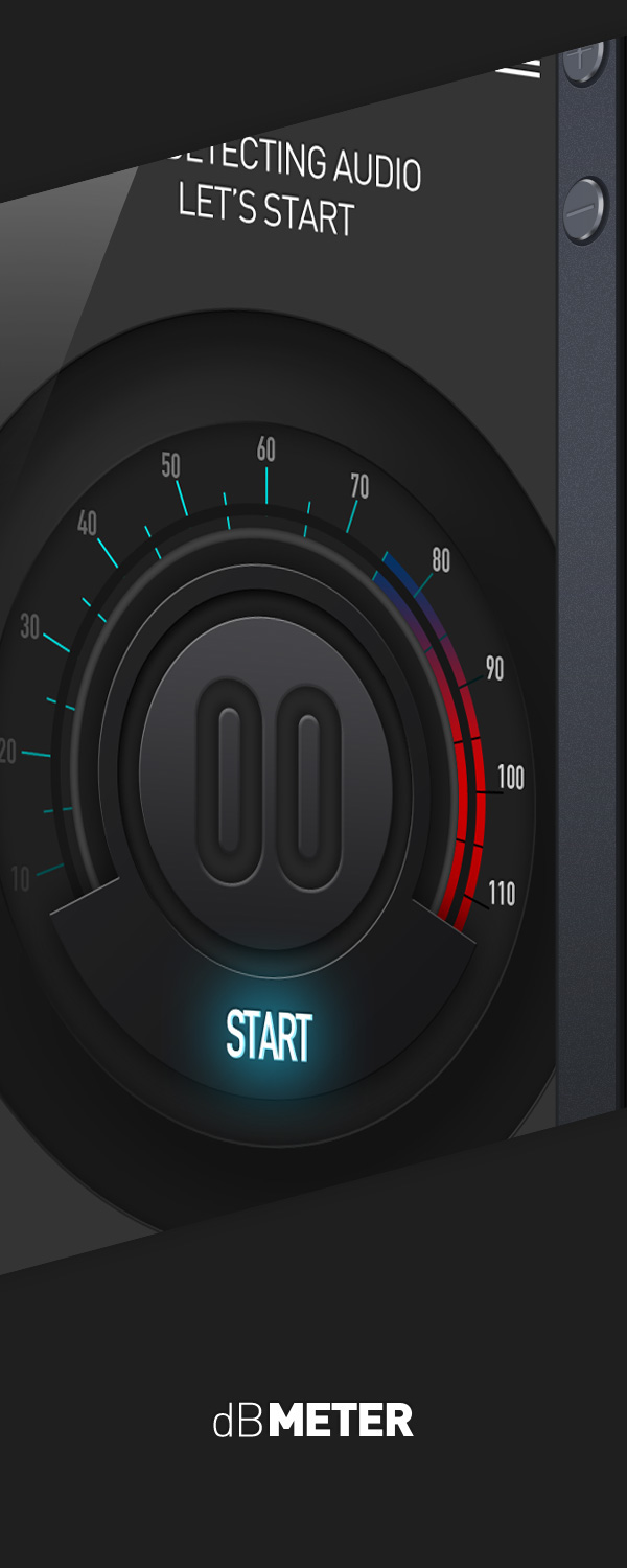 UI  UX Mobile app ios design dbmeter db Audio Miguel pires miguelpiresdesign mike pirez