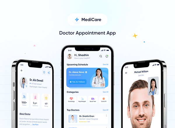 Medicare - Doctor Appointment App | UX Case Study