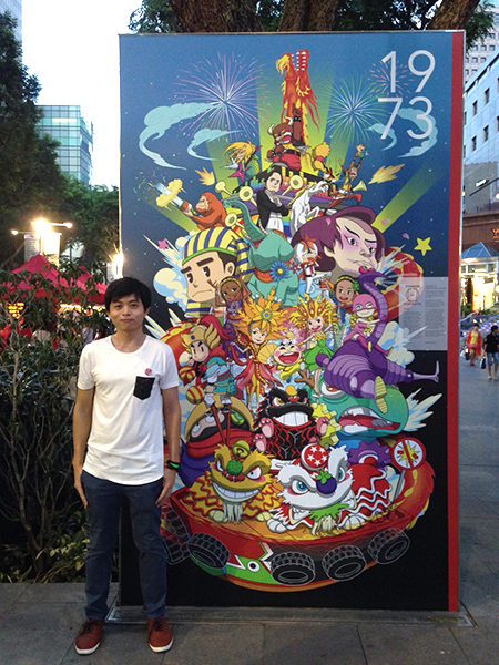 Chingay singapore orchard road pioneer portraits Collaboration Outdoor Art big art SG50 orba outeredit