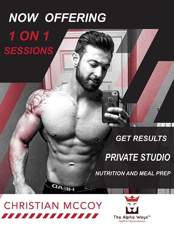 Adobe Portfolio fitness personal trainer Collateral flyers
