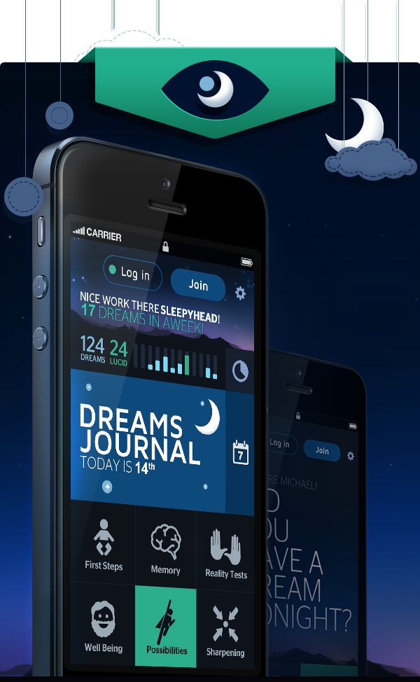 samborek  app  Lucid dream Dreaming lucidity Guide dreamy sleepy sleep application dreams conciseness