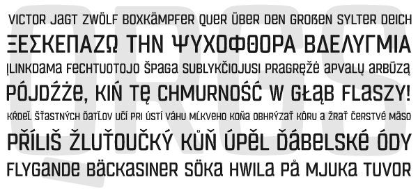 narrow font grotesk greek Cyrillic