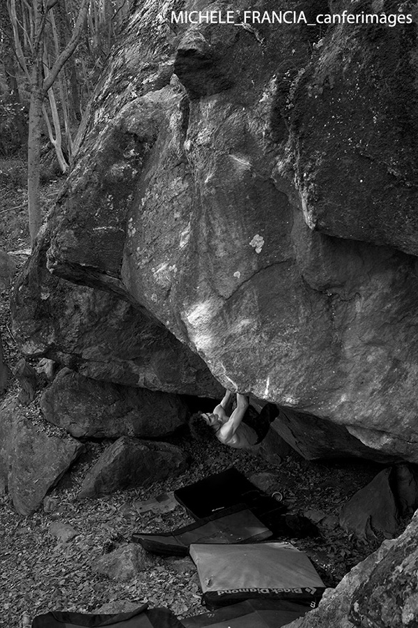 adam ondra Adam ondra gioia bouldering climbing varazze v16 8c+ michele francia michele francia canferimages