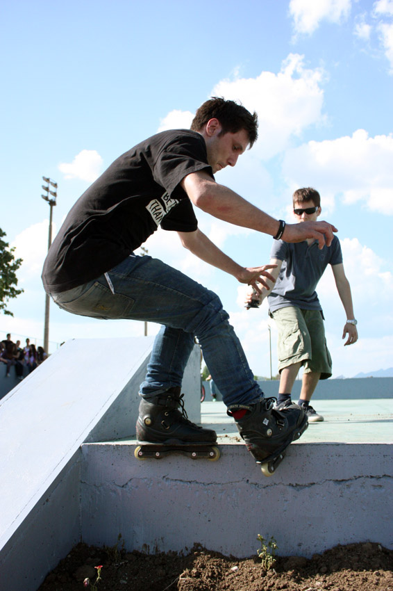 Trash Seshn 2012 jump skate Skate trick trick Urban Street Exhibition  skate park bor Serbia urban photography
