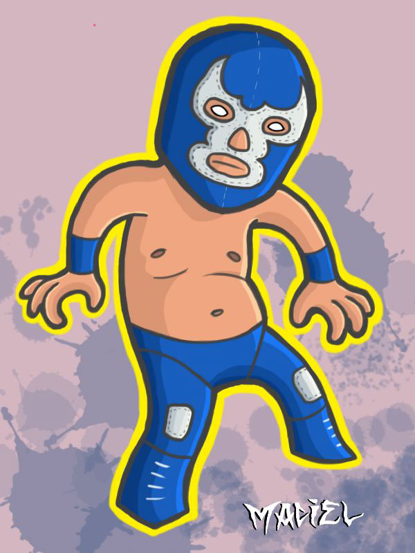 luchalibre Wrestling mexico Mexican Wrestler Bluedemon