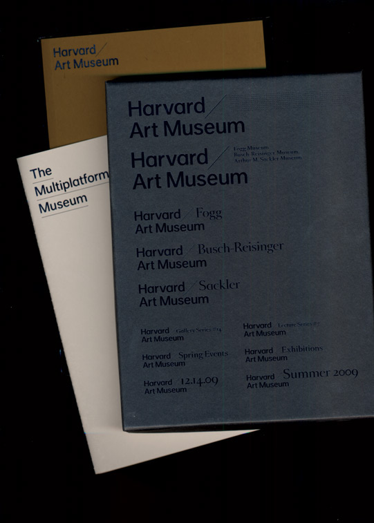 Harvard museum art Exhibition   identity Signage naming brand strategy design system