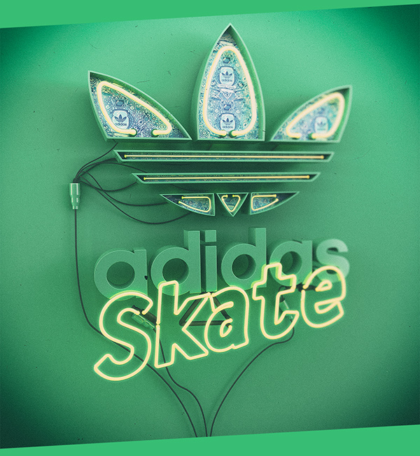 Adidas Skate Neon