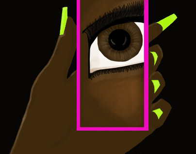 black blackpeople blacwomen Digital Art  digital illustration digital painting eyes woman