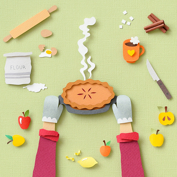 Apple Pie | Paper art