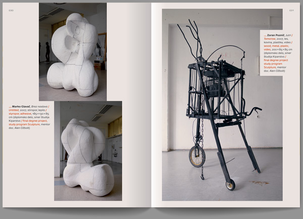 exhibition catalogue academy sculpture video RECYCLED