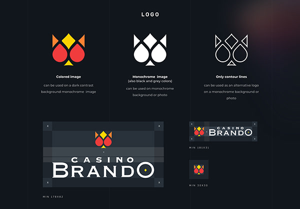 Casino Brando - Website design and development