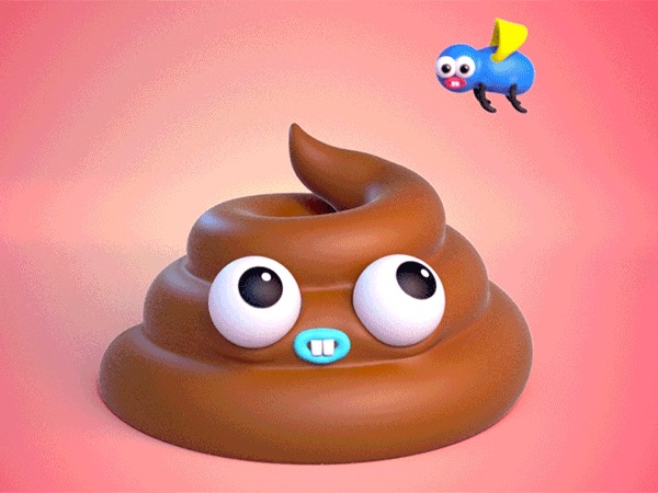 gifs Zbrush vray Maya 3D bffls cute quirky Fun Food 