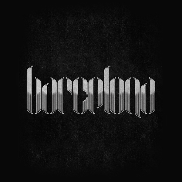 type Treatment lettering monograms cd cover Album artwork bluku escapage barcelona