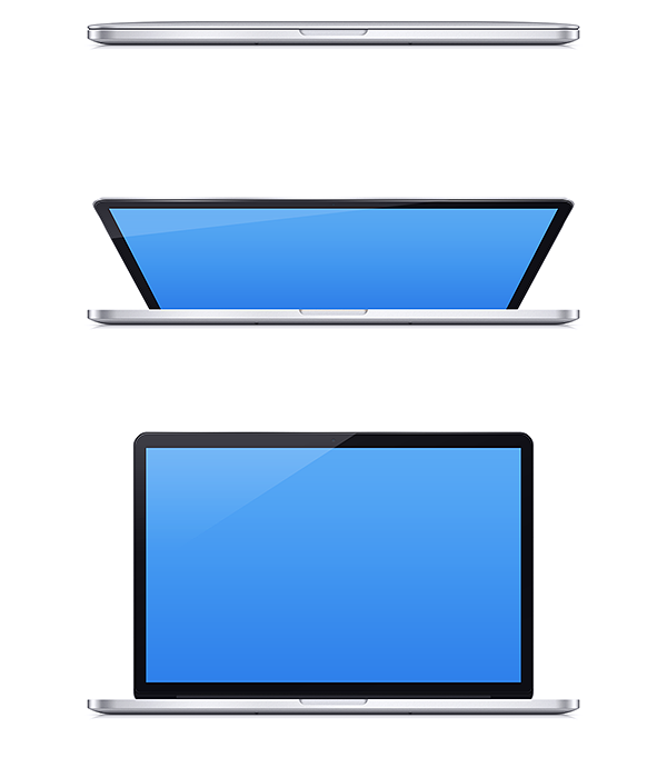 macbook pro Mockup Laptop apple psd free device scalable vector macbook