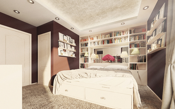 home rustic Interior design deco decoration wooden furniture brick apartment sofia