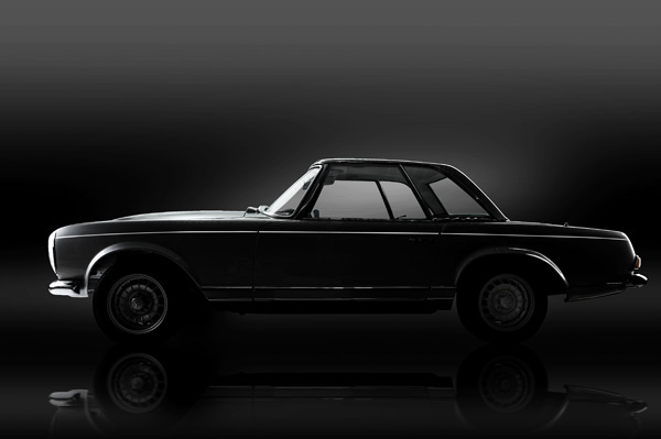 Cars Product Photography mercedes-benz SL280 pagoda