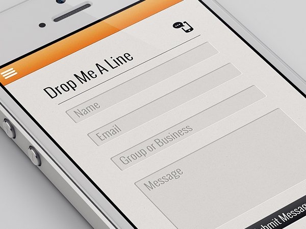 iphone portfolio application withjack designs UI ux