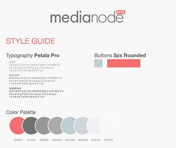 Style Guide UI Patterns Logo Design icon set typekit icons color palette microcopy Form Fields UI patterns library buttons tabs fonts dashboard Startup
