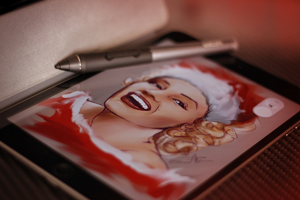 digital paint draw illustrati in sketch iPad Digital Art  Intuos Stylus2 Enrico Manini