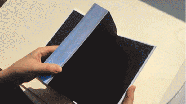 tartar steppe book design time Perfect Binding lead Flip book