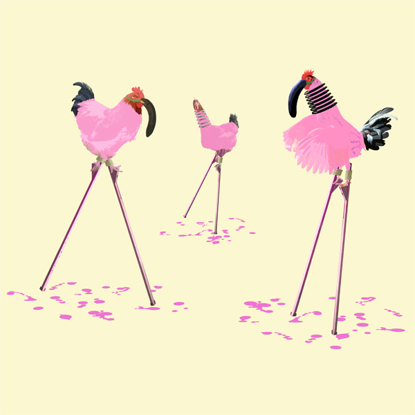 The Chickens Who Wanted to be Flamingos.