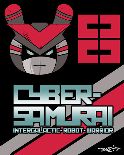 robot Kidrobot samurai