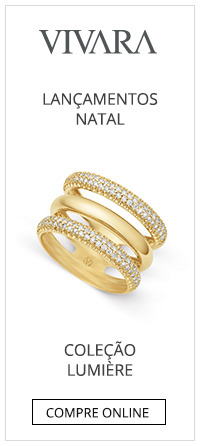 vivara joia jewelry Necklace ring stone model Gisele campaign ad banner modelo ouro prata