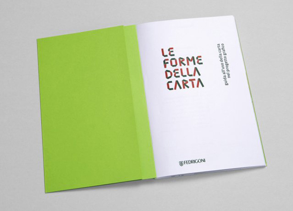 Carta fedrigoni book print type design