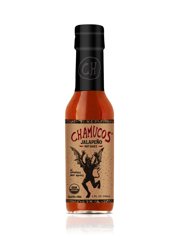 Chamucos  Hot  sauce  hotsauce Label  package  Packaging  posada