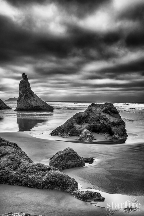 starfire photography Landscape Nature beauty Ocean black and white waves