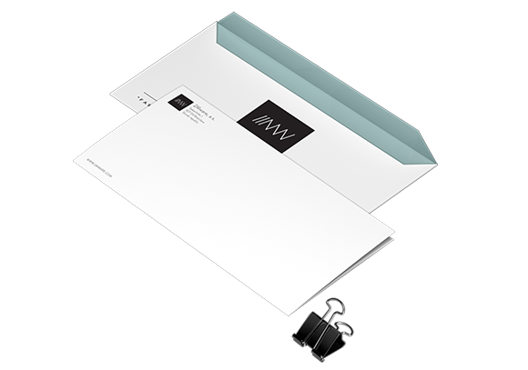 logo clean stationary Mockup business card paper slovakia provocationbureau letter