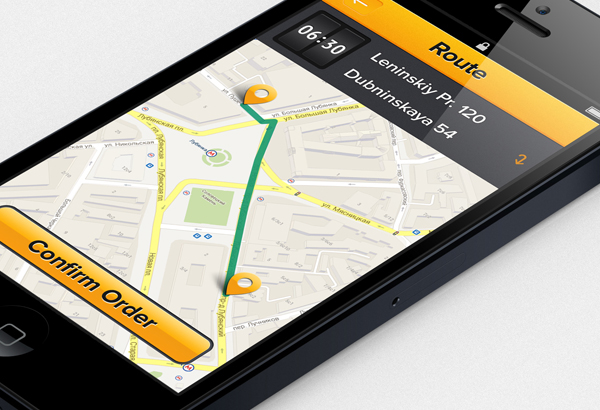 intaxi  Application Interface app taxi